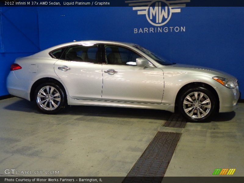 Liquid Platinum / Graphite 2012 Infiniti M 37x AWD Sedan