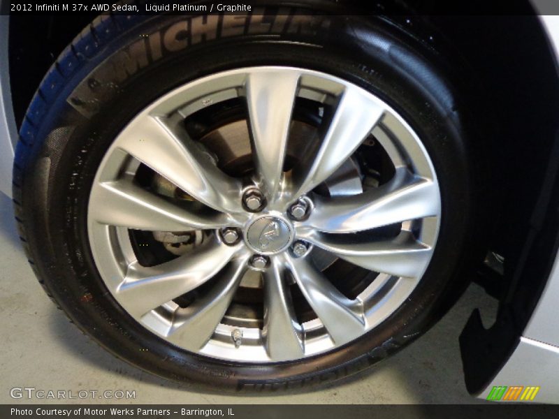 Liquid Platinum / Graphite 2012 Infiniti M 37x AWD Sedan