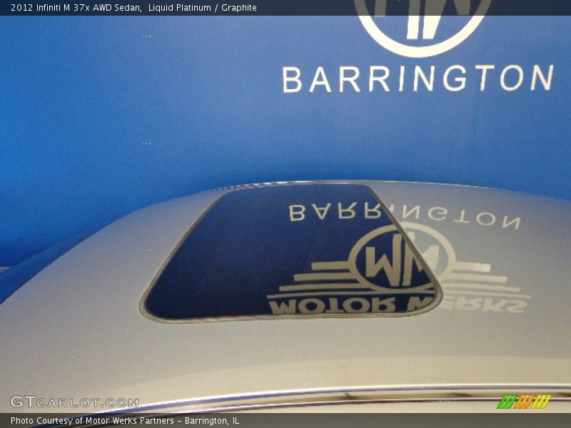 Liquid Platinum / Graphite 2012 Infiniti M 37x AWD Sedan