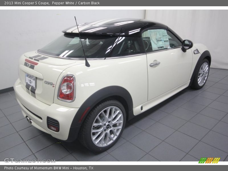 Pepper White / Carbon Black 2013 Mini Cooper S Coupe