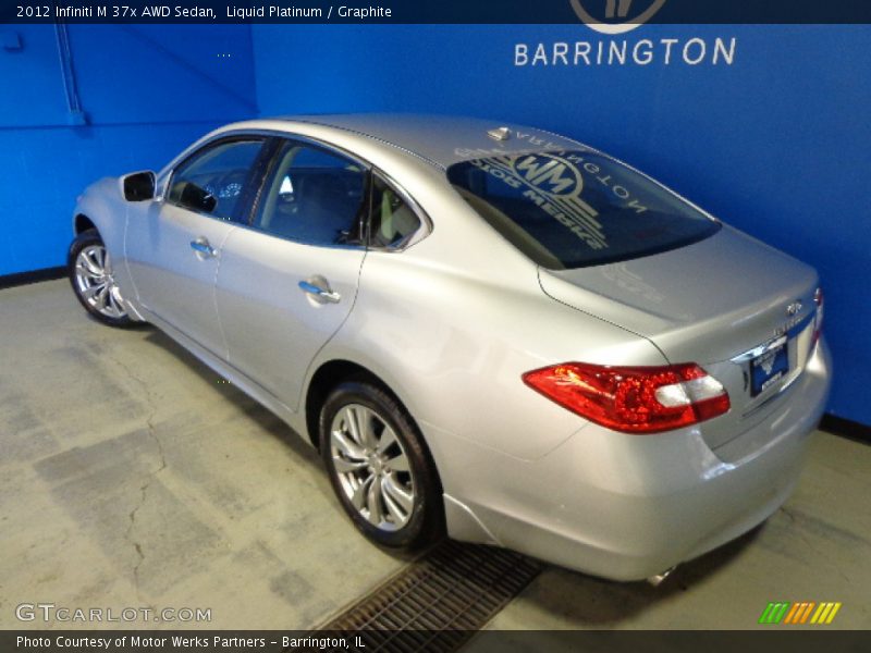 Liquid Platinum / Graphite 2012 Infiniti M 37x AWD Sedan