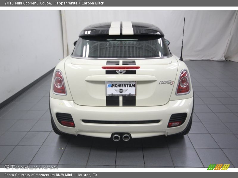 Pepper White / Carbon Black 2013 Mini Cooper S Coupe