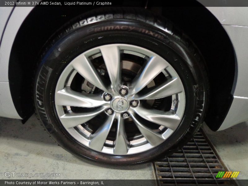Liquid Platinum / Graphite 2012 Infiniti M 37x AWD Sedan
