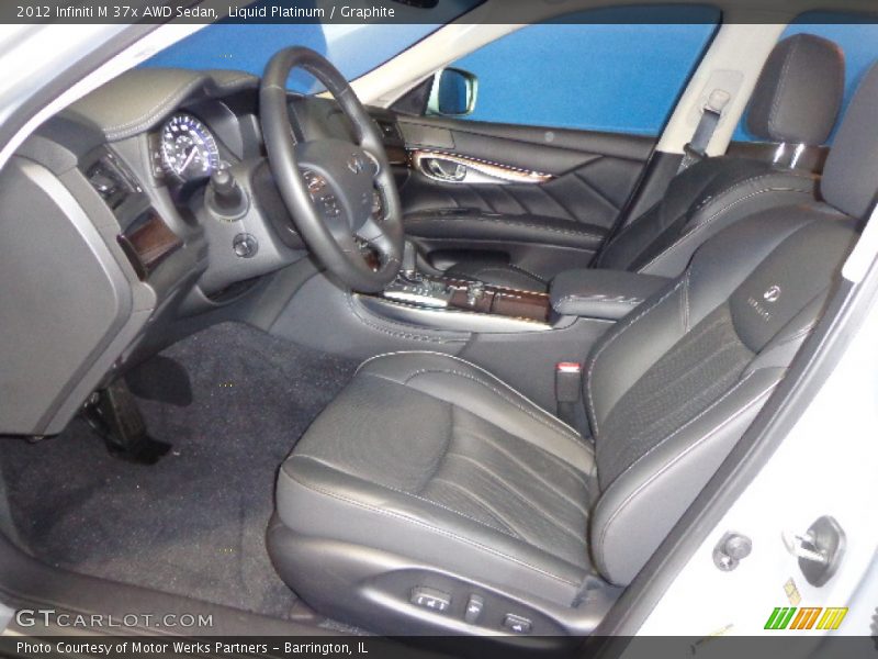 Liquid Platinum / Graphite 2012 Infiniti M 37x AWD Sedan