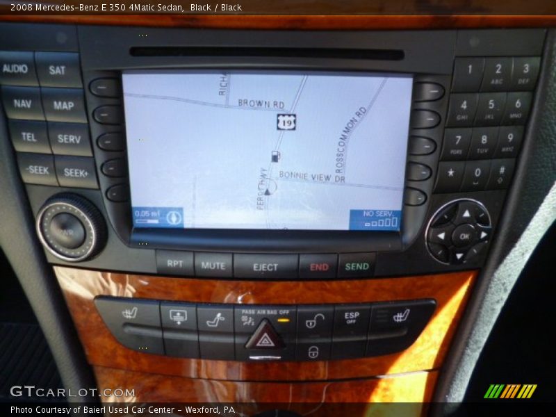 Black / Black 2008 Mercedes-Benz E 350 4Matic Sedan