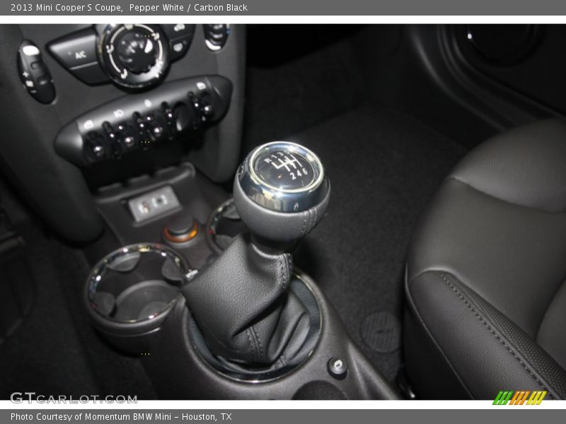 Pepper White / Carbon Black 2013 Mini Cooper S Coupe