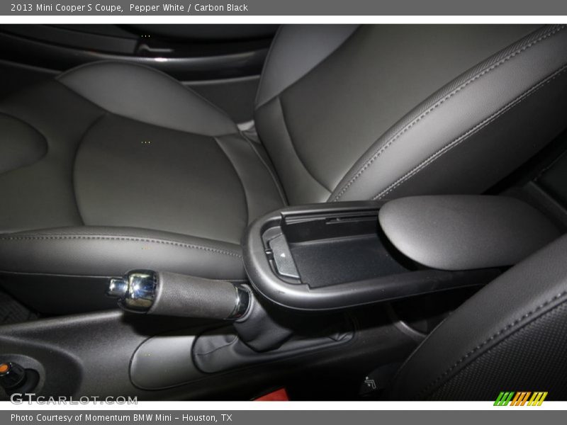 Pepper White / Carbon Black 2013 Mini Cooper S Coupe