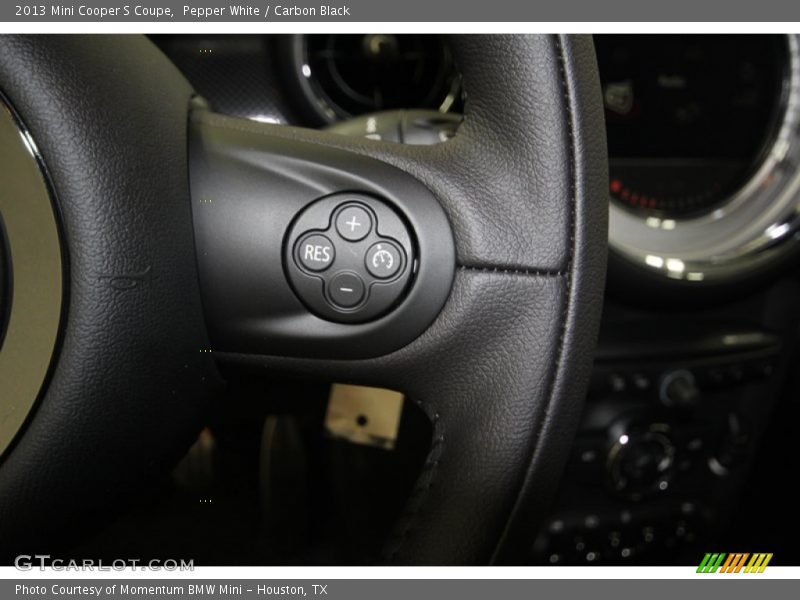 Pepper White / Carbon Black 2013 Mini Cooper S Coupe