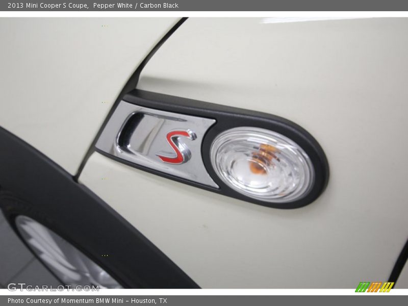 Pepper White / Carbon Black 2013 Mini Cooper S Coupe