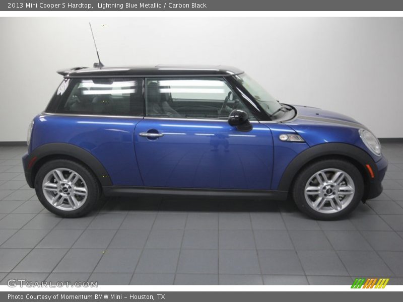 Lightning Blue Metallic / Carbon Black 2013 Mini Cooper S Hardtop