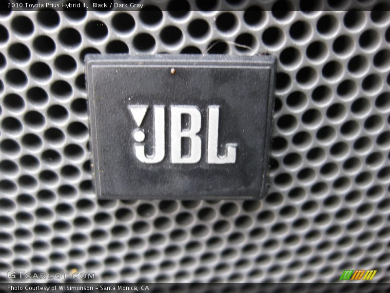 Black / Dark Gray 2010 Toyota Prius Hybrid III