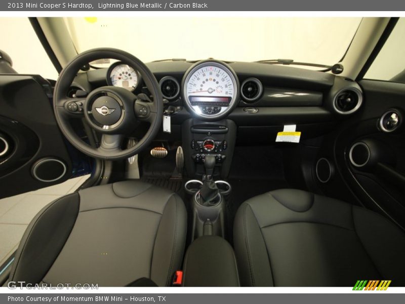 Lightning Blue Metallic / Carbon Black 2013 Mini Cooper S Hardtop