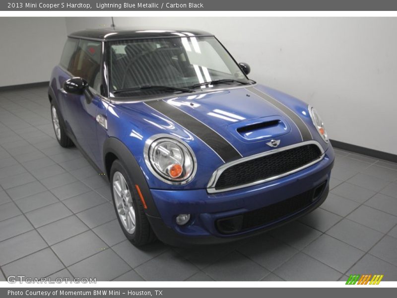 Lightning Blue Metallic / Carbon Black 2013 Mini Cooper S Hardtop