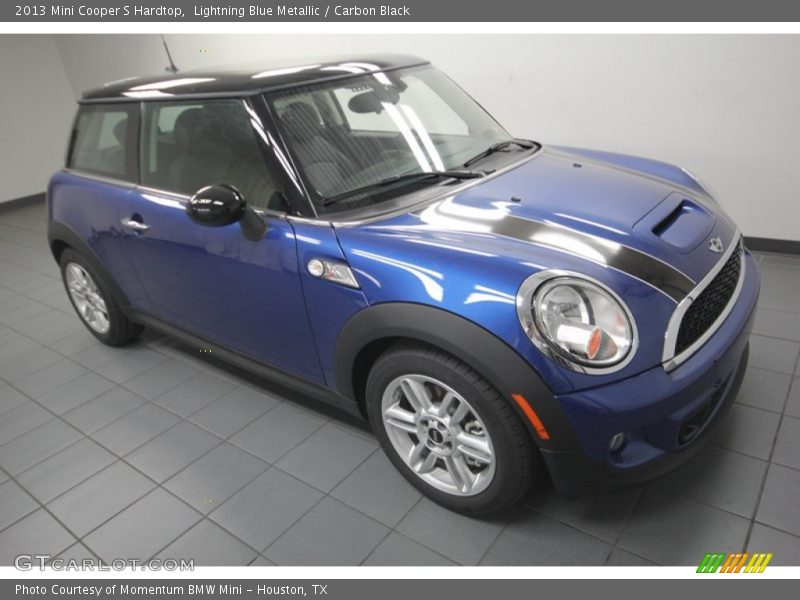 Lightning Blue Metallic / Carbon Black 2013 Mini Cooper S Hardtop
