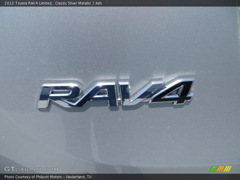 Classic Silver Metallic / Ash 2013 Toyota RAV4 Limited