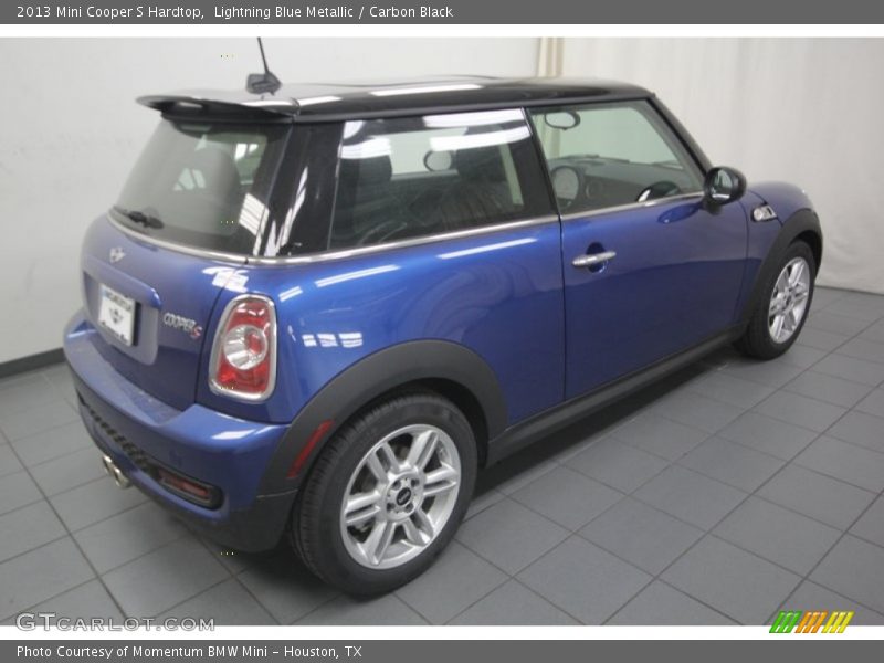 Lightning Blue Metallic / Carbon Black 2013 Mini Cooper S Hardtop