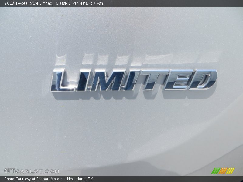 Classic Silver Metallic / Ash 2013 Toyota RAV4 Limited