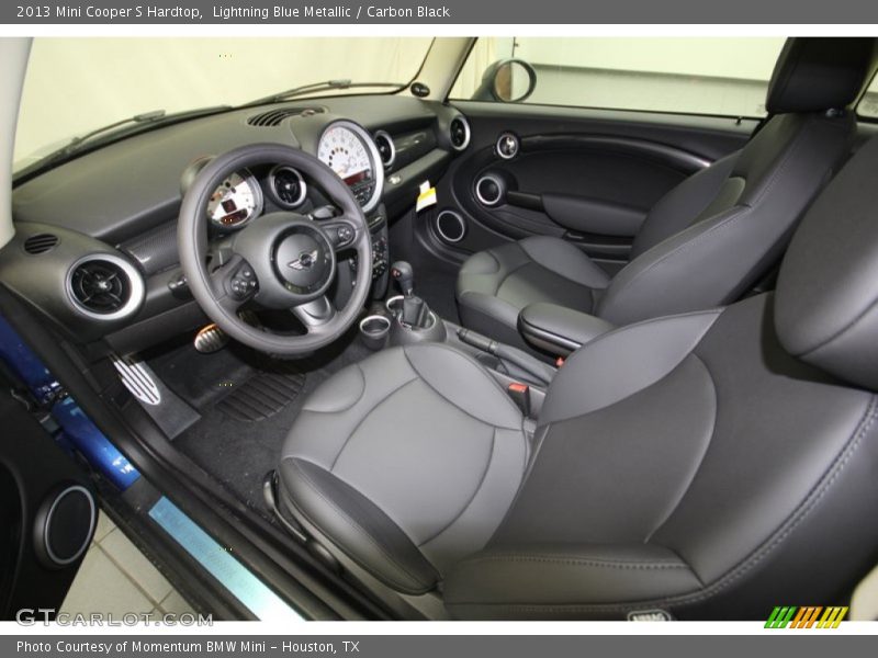 Lightning Blue Metallic / Carbon Black 2013 Mini Cooper S Hardtop