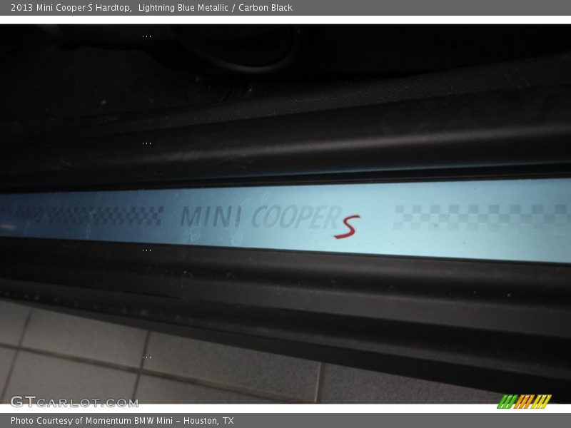 Lightning Blue Metallic / Carbon Black 2013 Mini Cooper S Hardtop