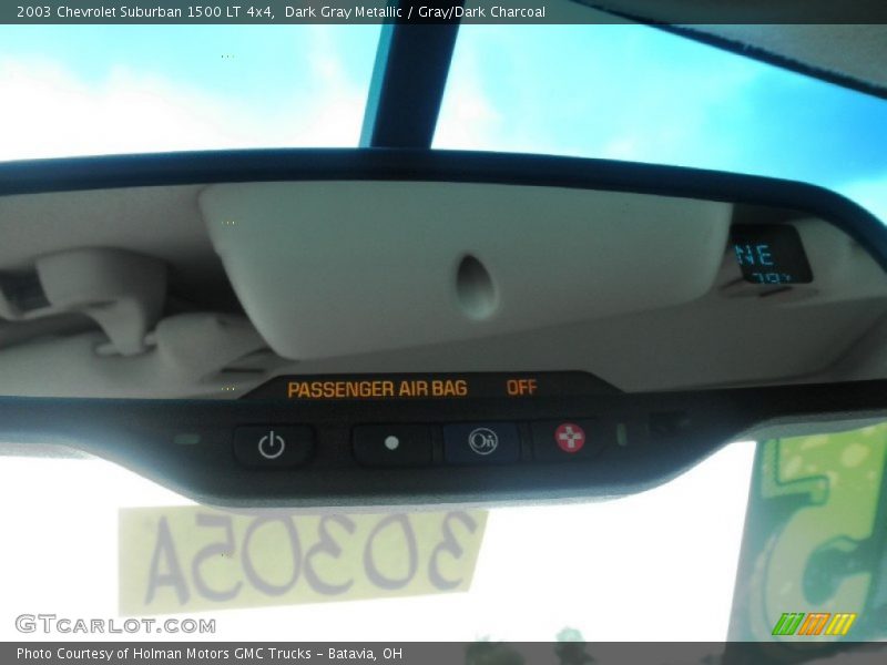 Dark Gray Metallic / Gray/Dark Charcoal 2003 Chevrolet Suburban 1500 LT 4x4