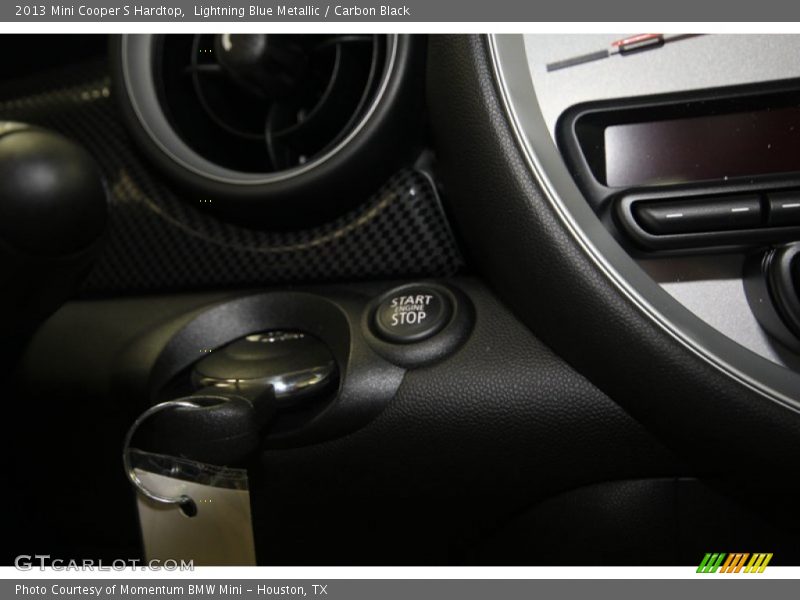 Lightning Blue Metallic / Carbon Black 2013 Mini Cooper S Hardtop