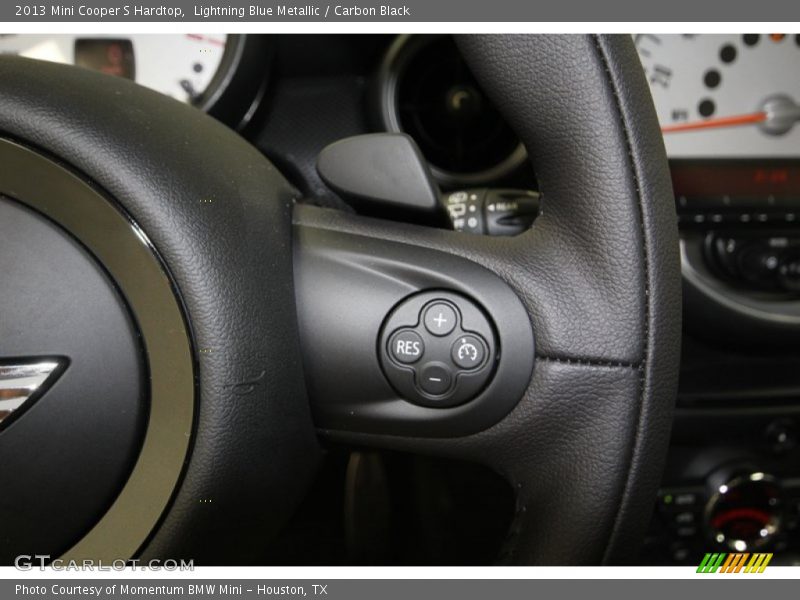 Lightning Blue Metallic / Carbon Black 2013 Mini Cooper S Hardtop