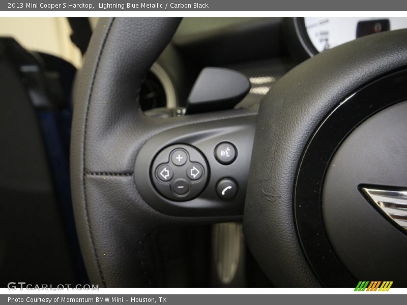 Lightning Blue Metallic / Carbon Black 2013 Mini Cooper S Hardtop