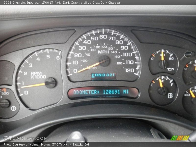  2003 Suburban 1500 LT 4x4 1500 LT 4x4 Gauges