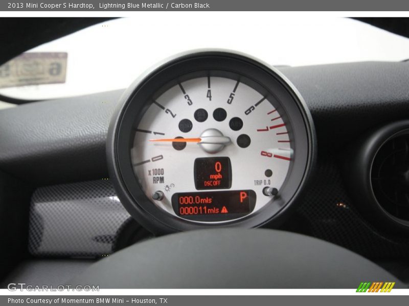 Lightning Blue Metallic / Carbon Black 2013 Mini Cooper S Hardtop