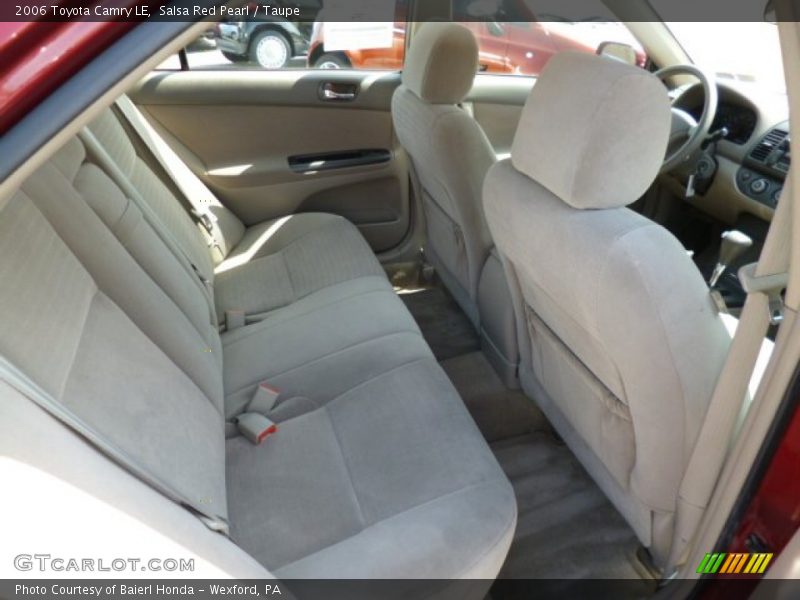 Salsa Red Pearl / Taupe 2006 Toyota Camry LE