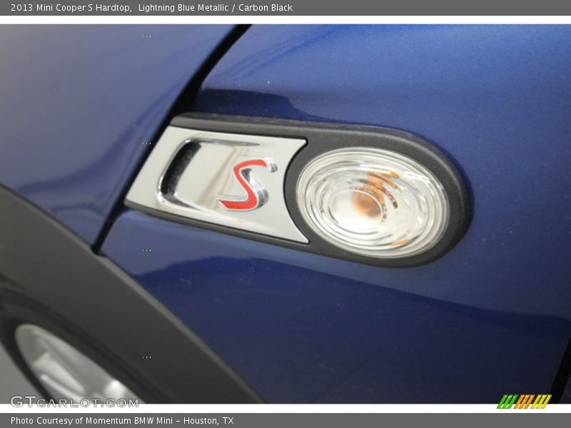 Lightning Blue Metallic / Carbon Black 2013 Mini Cooper S Hardtop