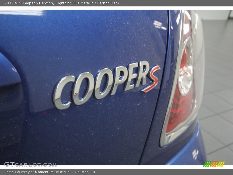 Lightning Blue Metallic / Carbon Black 2013 Mini Cooper S Hardtop
