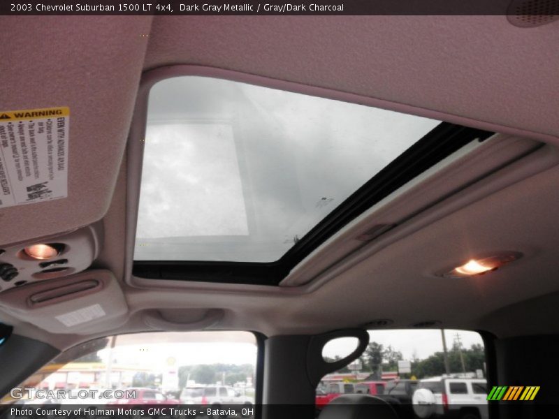 Sunroof of 2003 Suburban 1500 LT 4x4