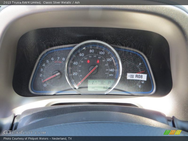 Classic Silver Metallic / Ash 2013 Toyota RAV4 Limited