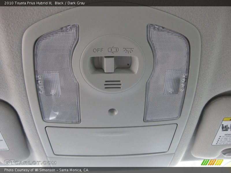 Black / Dark Gray 2010 Toyota Prius Hybrid III