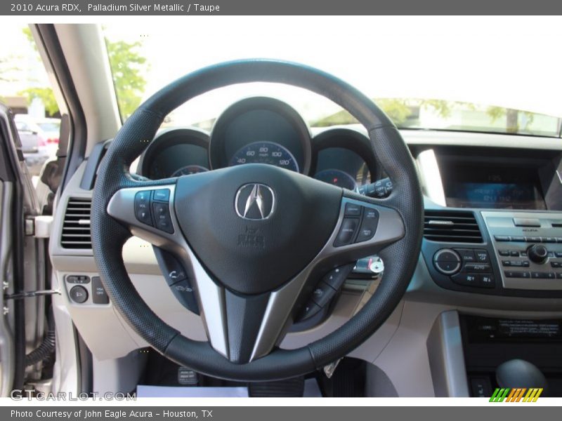 Palladium Silver Metallic / Taupe 2010 Acura RDX