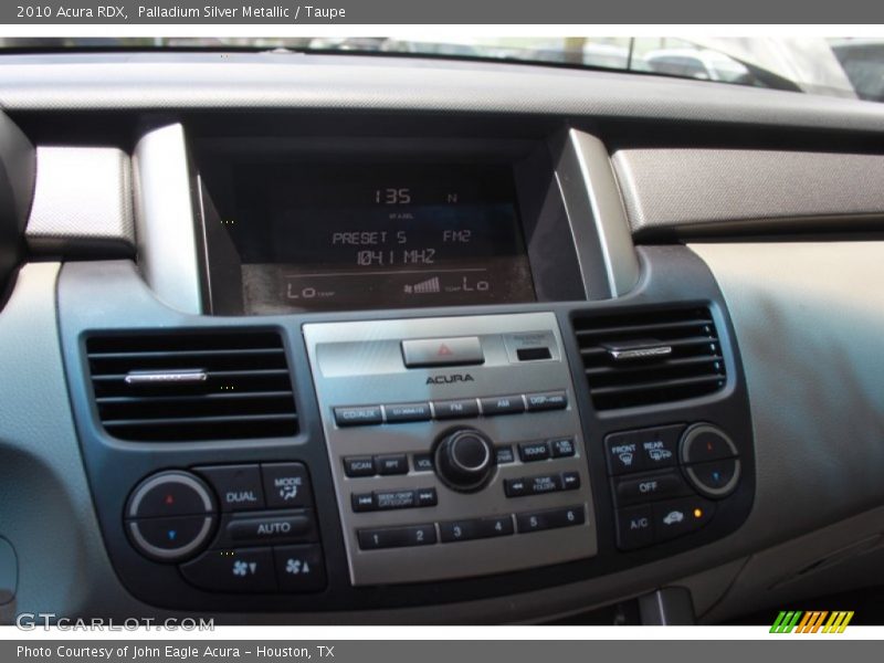 Palladium Silver Metallic / Taupe 2010 Acura RDX