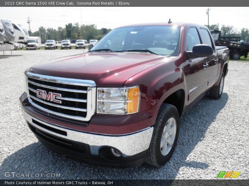 Sonoma Red Metallic / Ebony 2013 GMC Sierra 1500 XFE Crew Cab