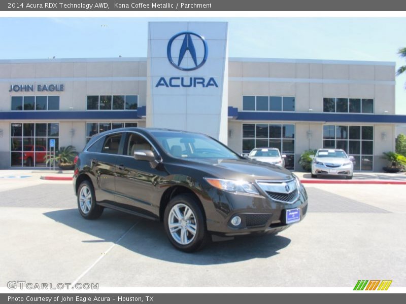 Kona Coffee Metallic / Parchment 2014 Acura RDX Technology AWD