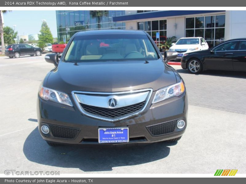 Kona Coffee Metallic / Parchment 2014 Acura RDX Technology AWD