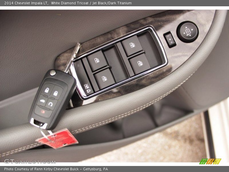 White Diamond Tricoat / Jet Black/Dark Titanium 2014 Chevrolet Impala LT