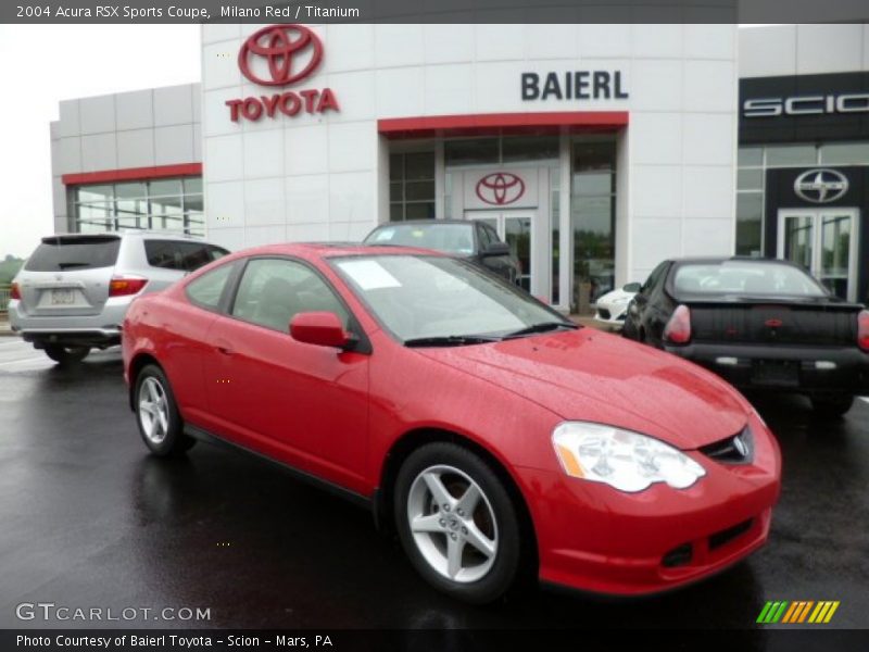 Milano Red / Titanium 2004 Acura RSX Sports Coupe