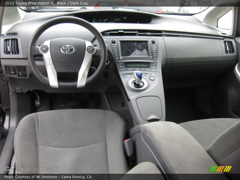 Black / Dark Gray 2010 Toyota Prius Hybrid III