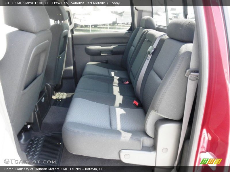 Rear Seat of 2013 Sierra 1500 XFE Crew Cab