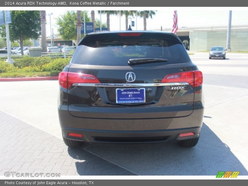 Kona Coffee Metallic / Parchment 2014 Acura RDX Technology AWD