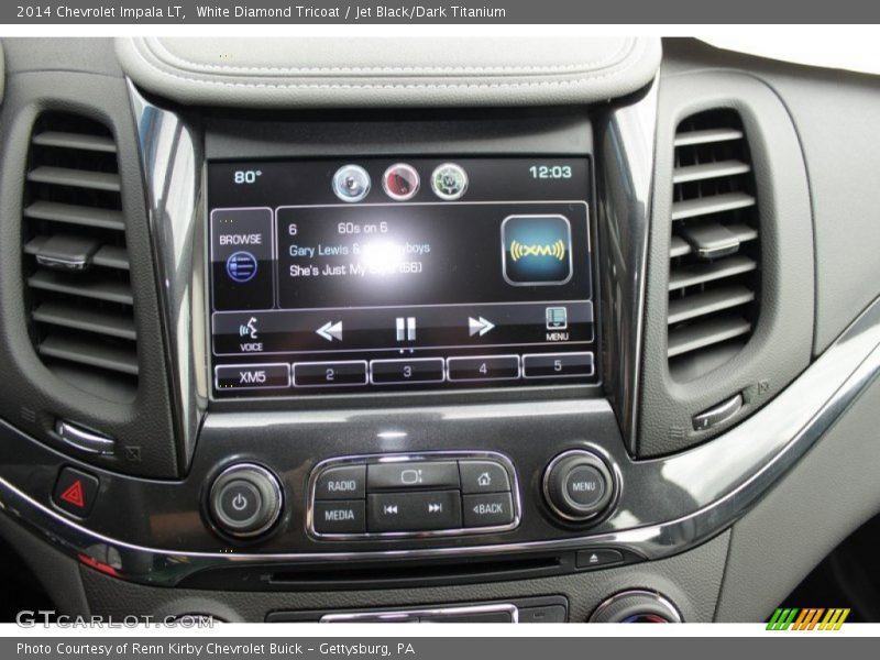 White Diamond Tricoat / Jet Black/Dark Titanium 2014 Chevrolet Impala LT
