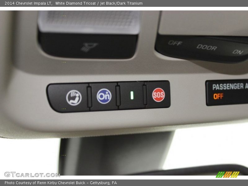 White Diamond Tricoat / Jet Black/Dark Titanium 2014 Chevrolet Impala LT