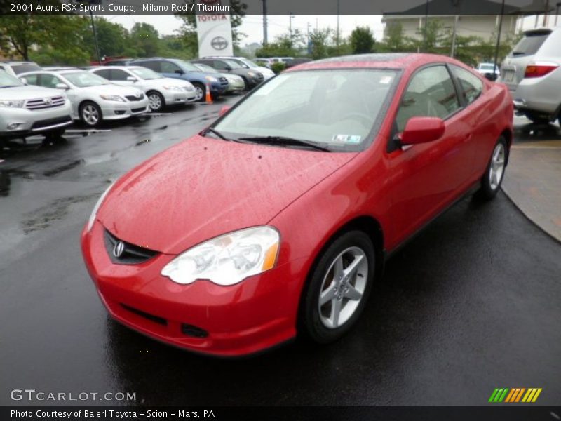 Milano Red / Titanium 2004 Acura RSX Sports Coupe