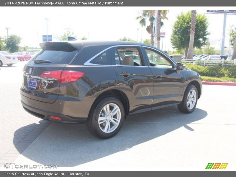 Kona Coffee Metallic / Parchment 2014 Acura RDX Technology AWD