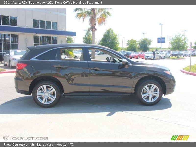 Kona Coffee Metallic / Parchment 2014 Acura RDX Technology AWD